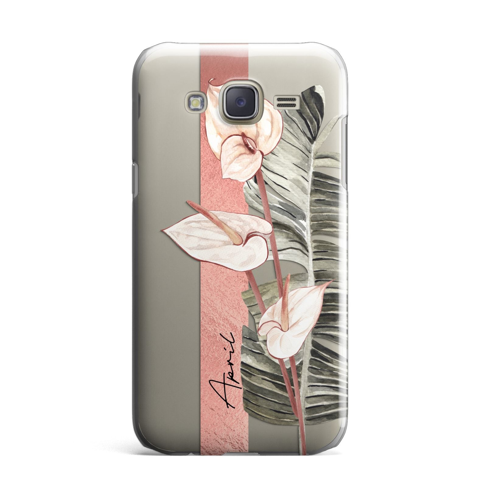 Personalised Anthurium Samsung Galaxy J7 Case