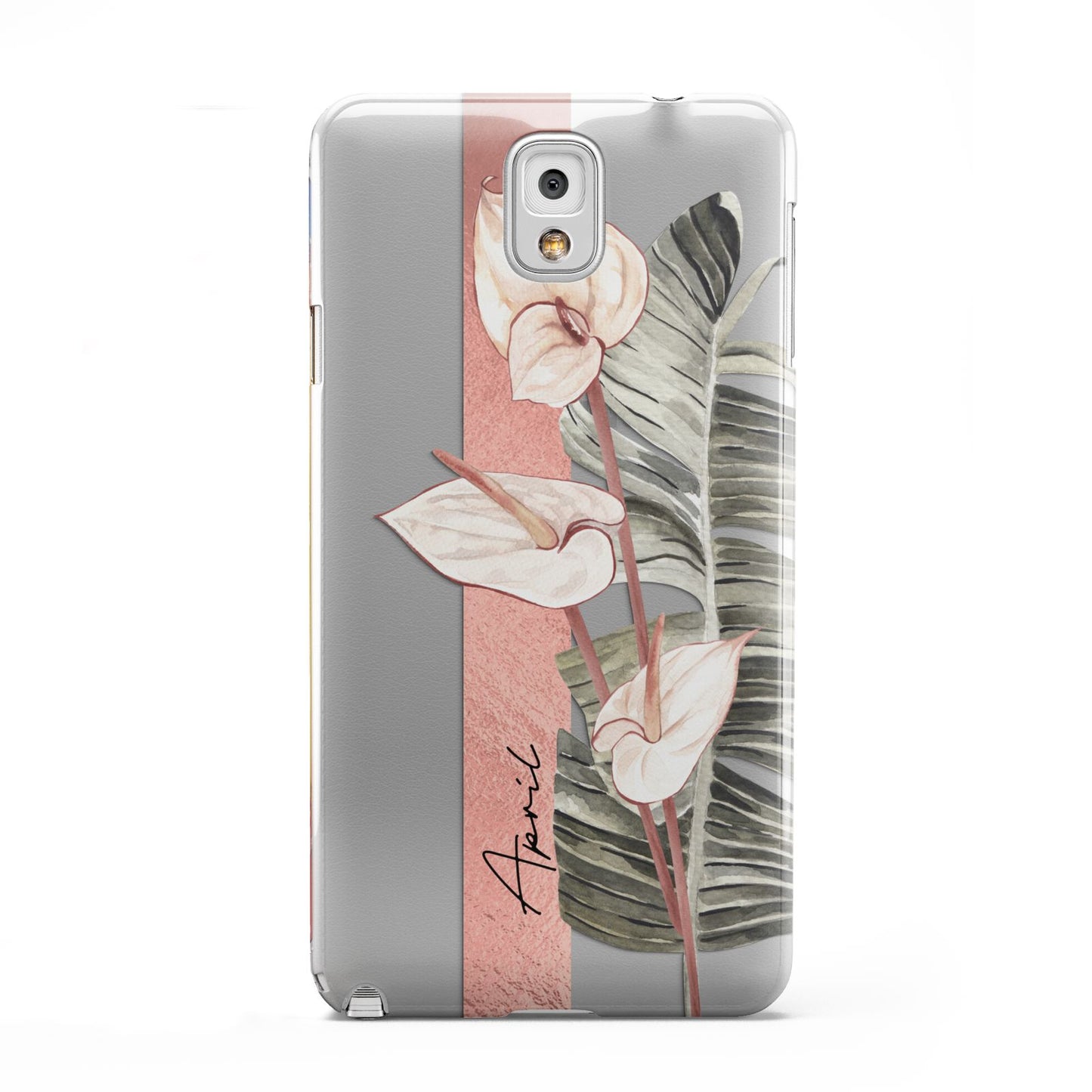 Personalised Anthurium Samsung Galaxy Note 3 Case