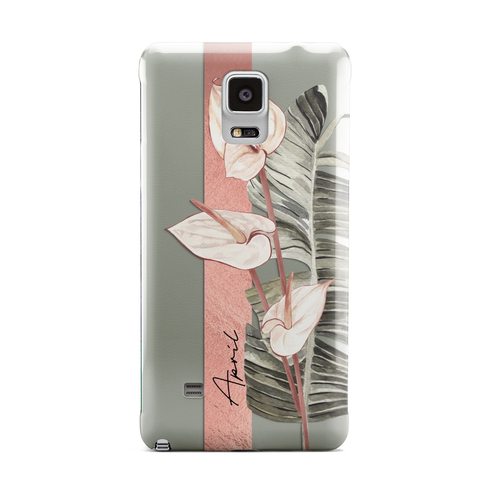 Personalised Anthurium Samsung Galaxy Note 4 Case