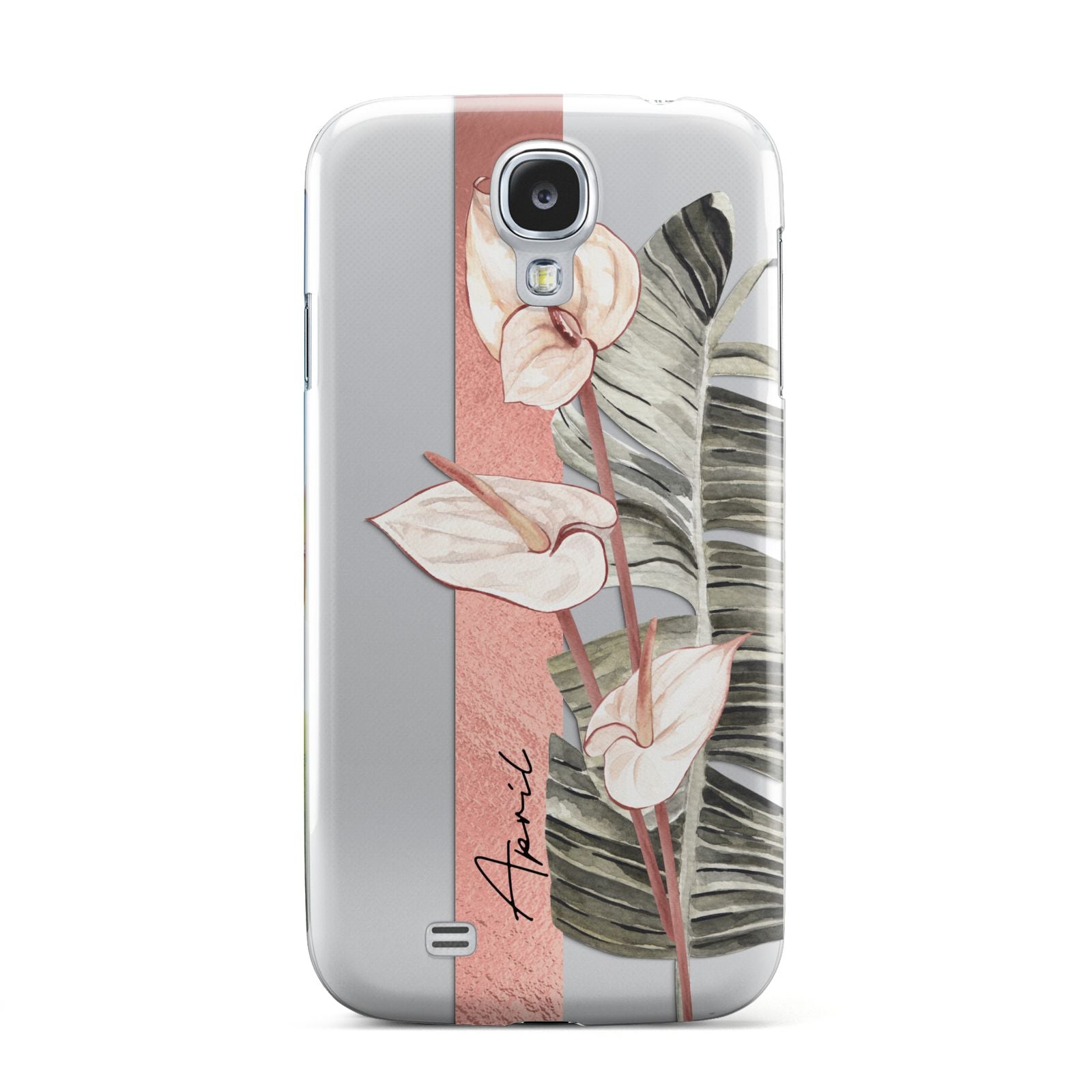 Personalised Anthurium Samsung Galaxy S4 Case