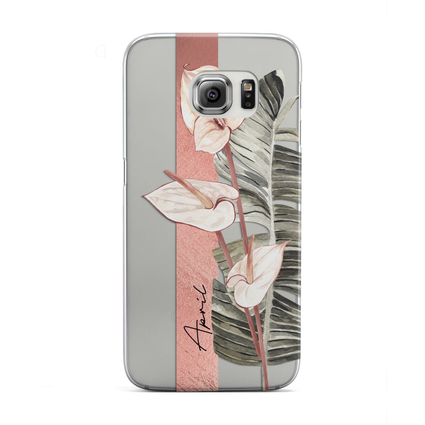 Personalised Anthurium Samsung Galaxy S6 Edge Case