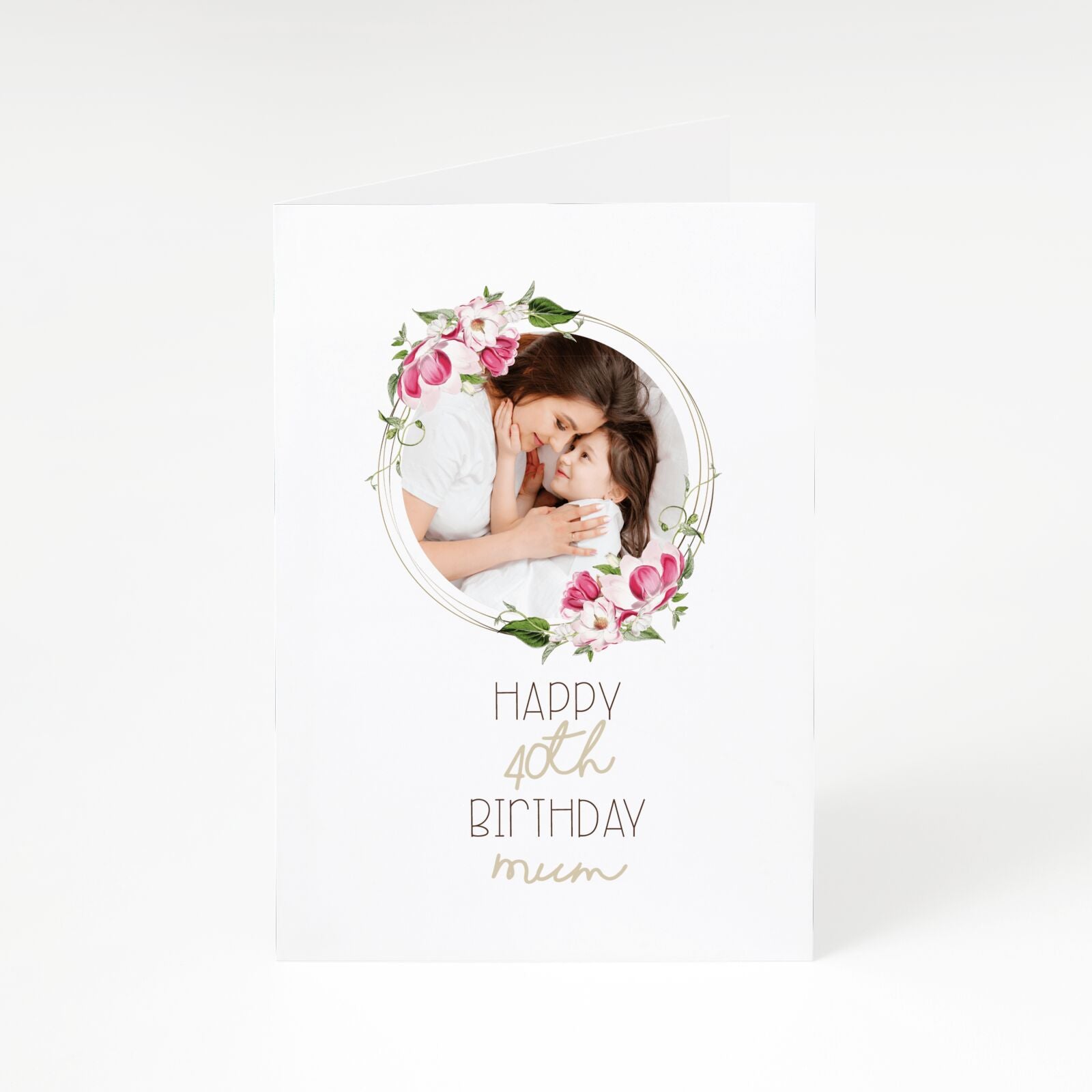 Personalised Any Age Mum s Birthday Photo A5 Greetings Card
