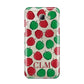 Personalised Apples Initials Clear Samsung Galaxy A8 2016 Case