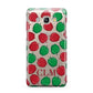 Personalised Apples Initials Clear Samsung Galaxy J5 2016 Case