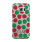 Personalised Apples Initials Clear Samsung Galaxy S6 Edge Case