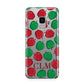 Personalised Apples Initials Clear Samsung Galaxy S9 Case