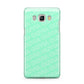 Personalised Aqua Diagonal Name Samsung Galaxy J5 2016 Case