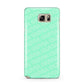 Personalised Aqua Diagonal Name Samsung Galaxy Note 5 Case
