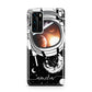 Personalised Astronaut in Space Name Huawei P40 Phone Case