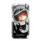 Personalised Astronaut in Space Name Samsung Galaxy A3 2017 Case on gold phone