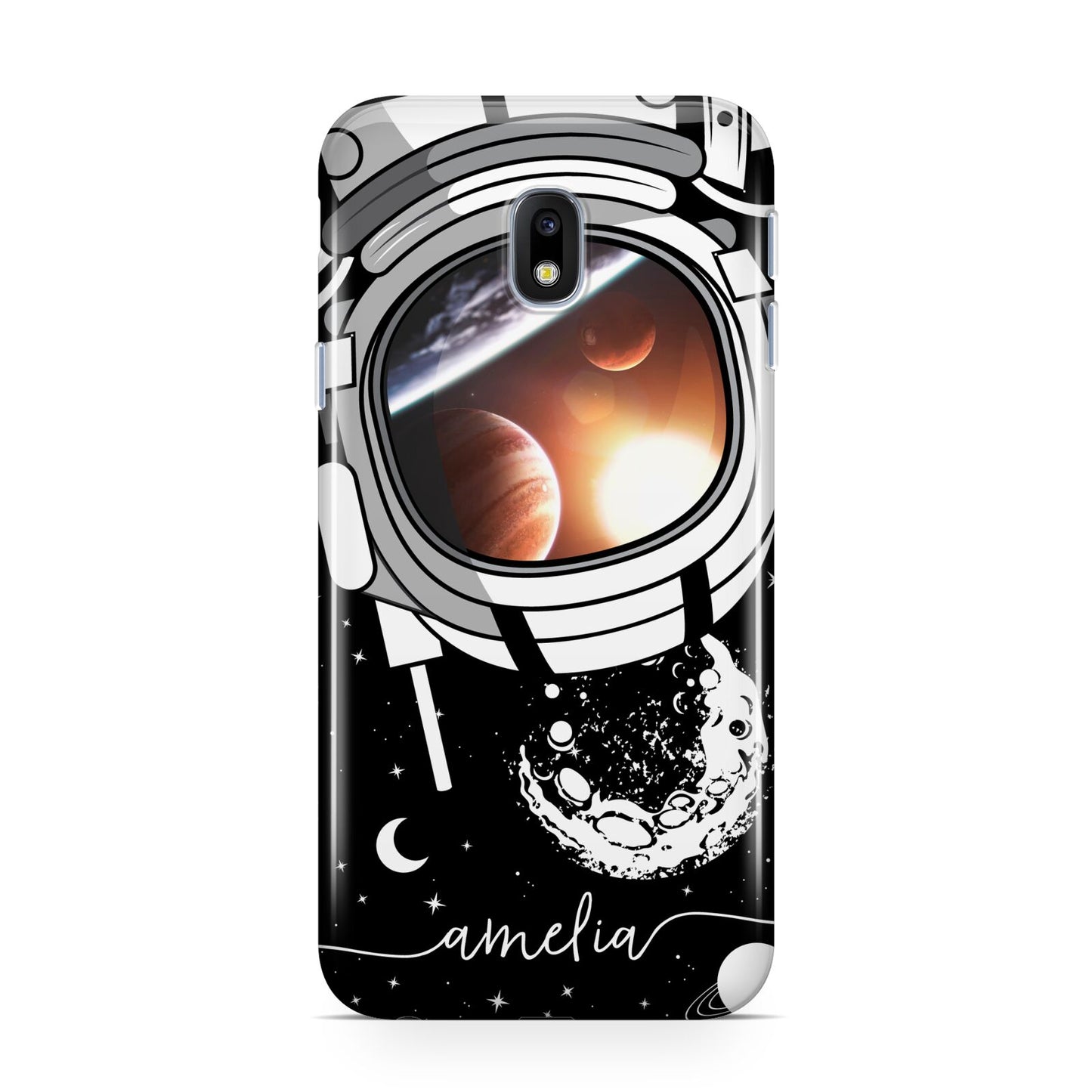 Personalised Astronaut in Space Name Samsung Galaxy J3 2017 Case