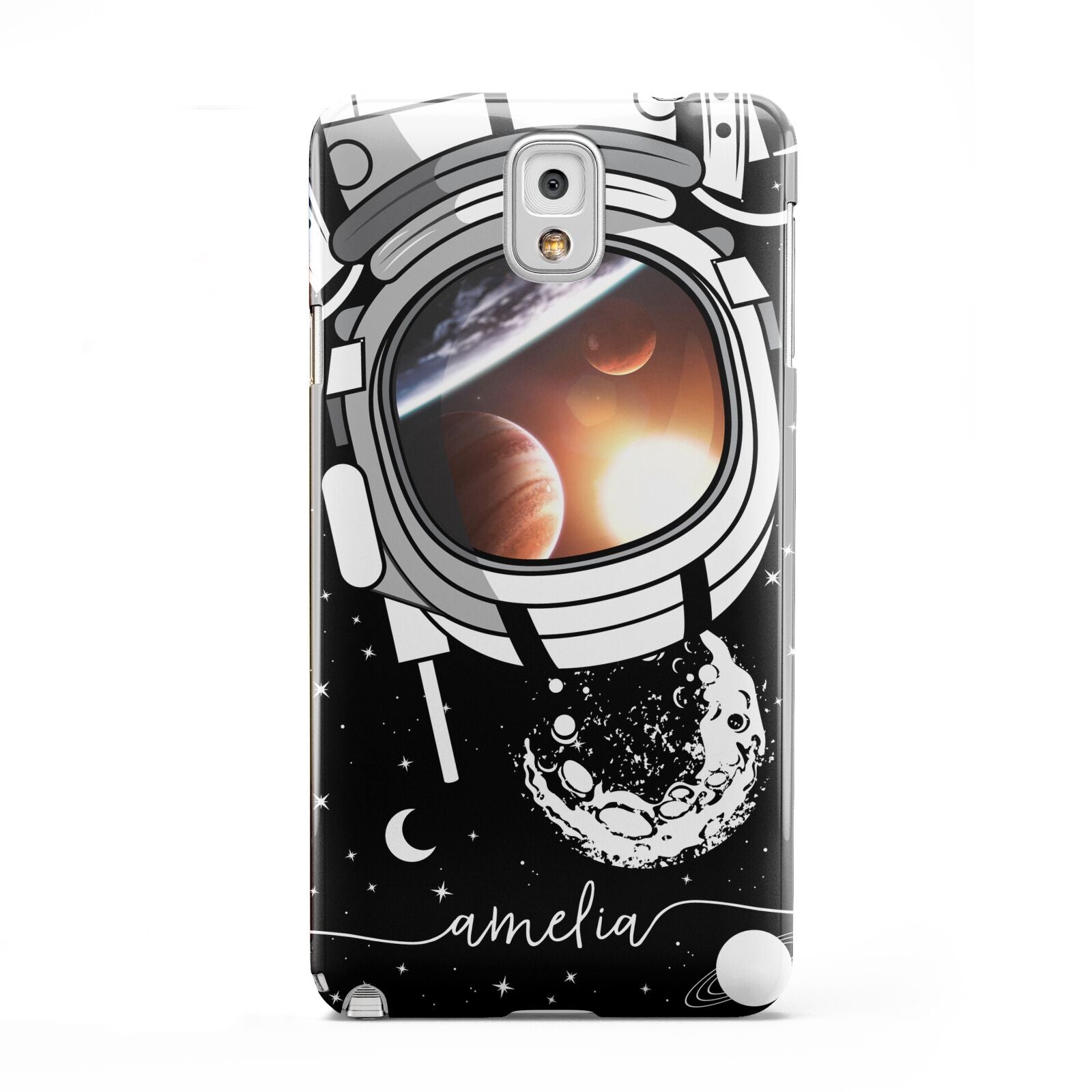 Personalised Astronaut in Space Name Samsung Galaxy Note 3 Case