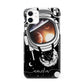 Personalised Astronaut in Space Name iPhone 11 3D Snap Case