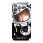 Personalised Astronaut in Space Name iPhone 13 Pro Max Full Wrap 3D Snap Case
