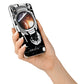 Personalised Astronaut in Space Name iPhone X Bumper Case on Silver iPhone Alternative Image 2