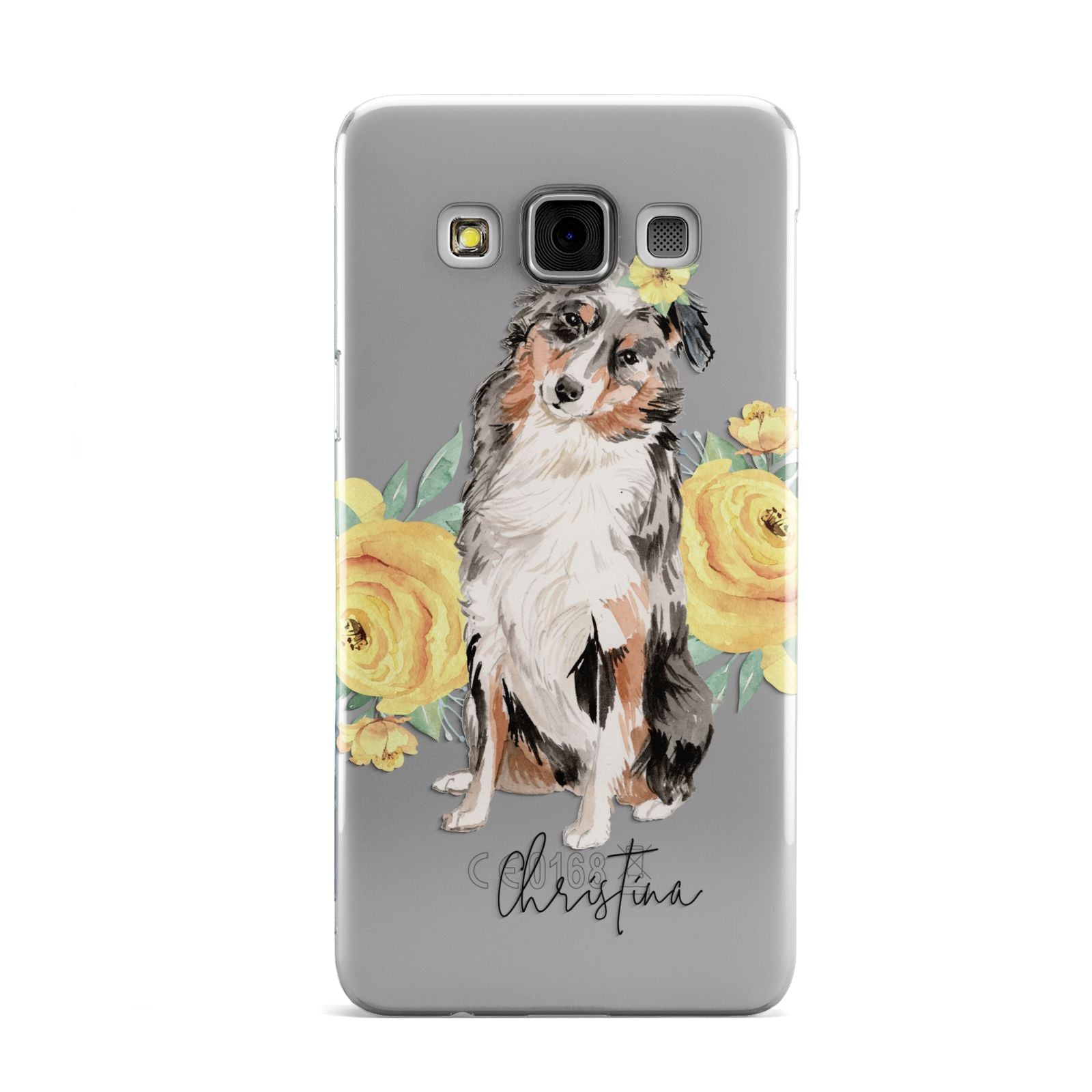 Personalised Australian Shepherd Samsung Galaxy A3 Case