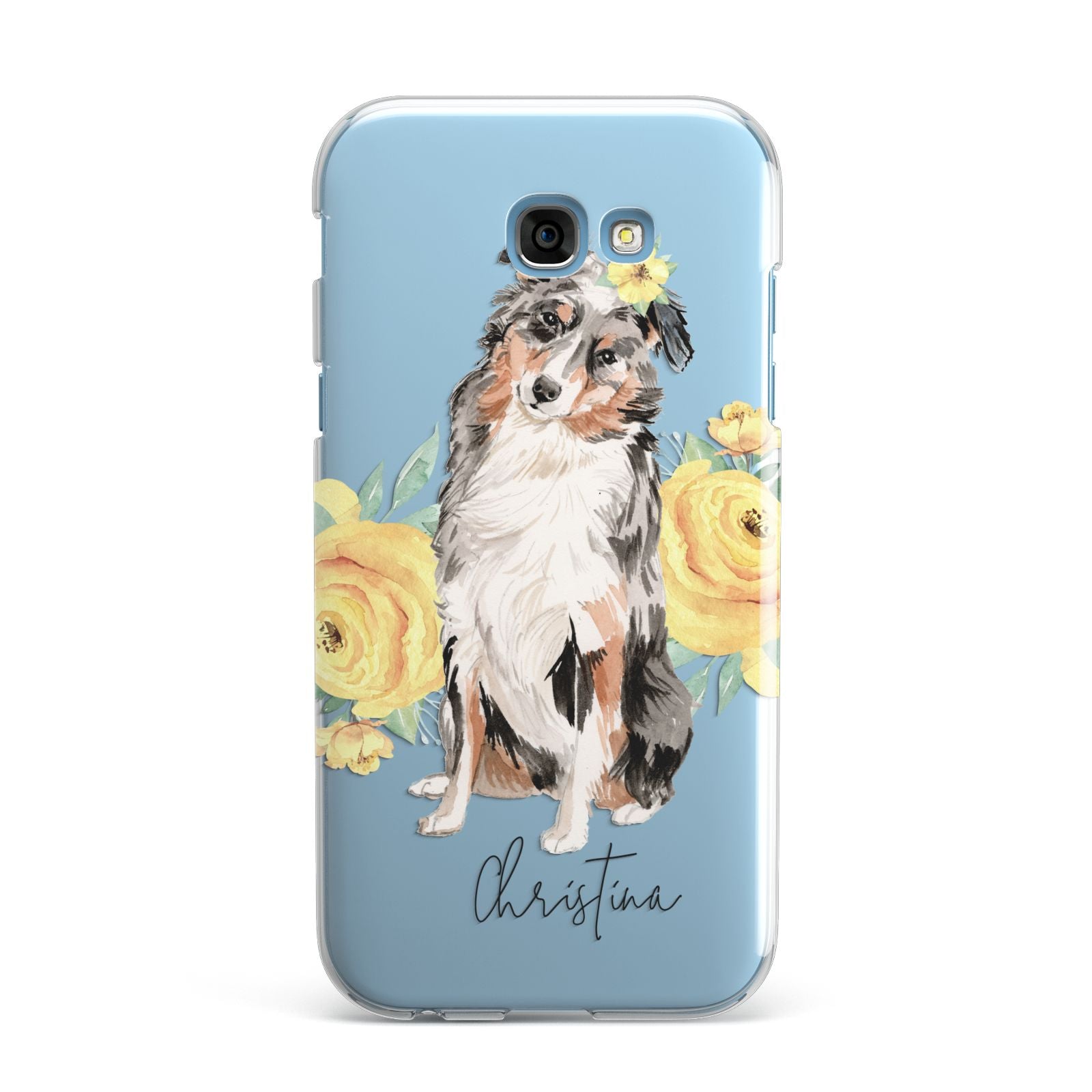 Personalised Australian Shepherd Samsung Galaxy A7 2017 Case