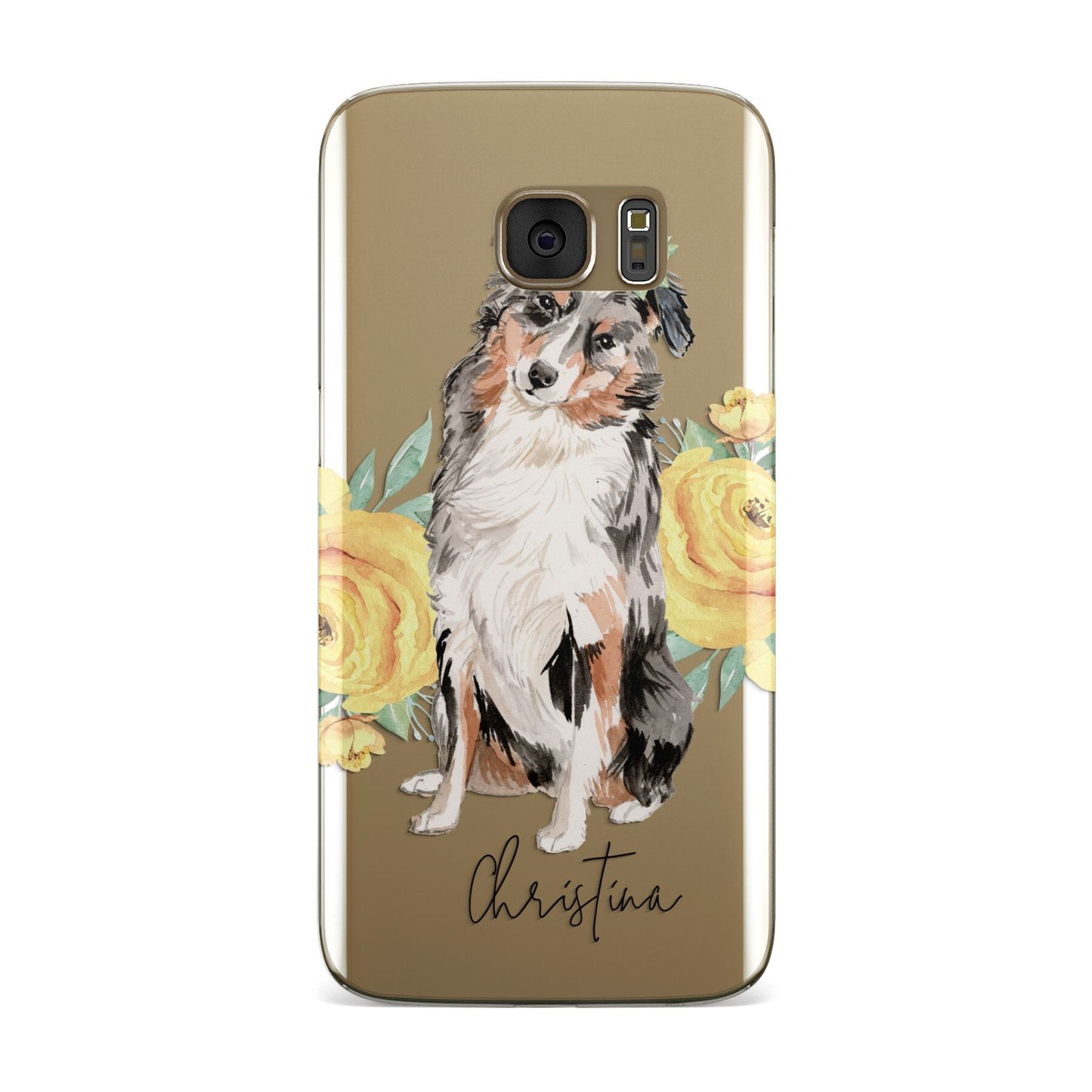 Personalised Australian Shepherd Samsung Galaxy Case