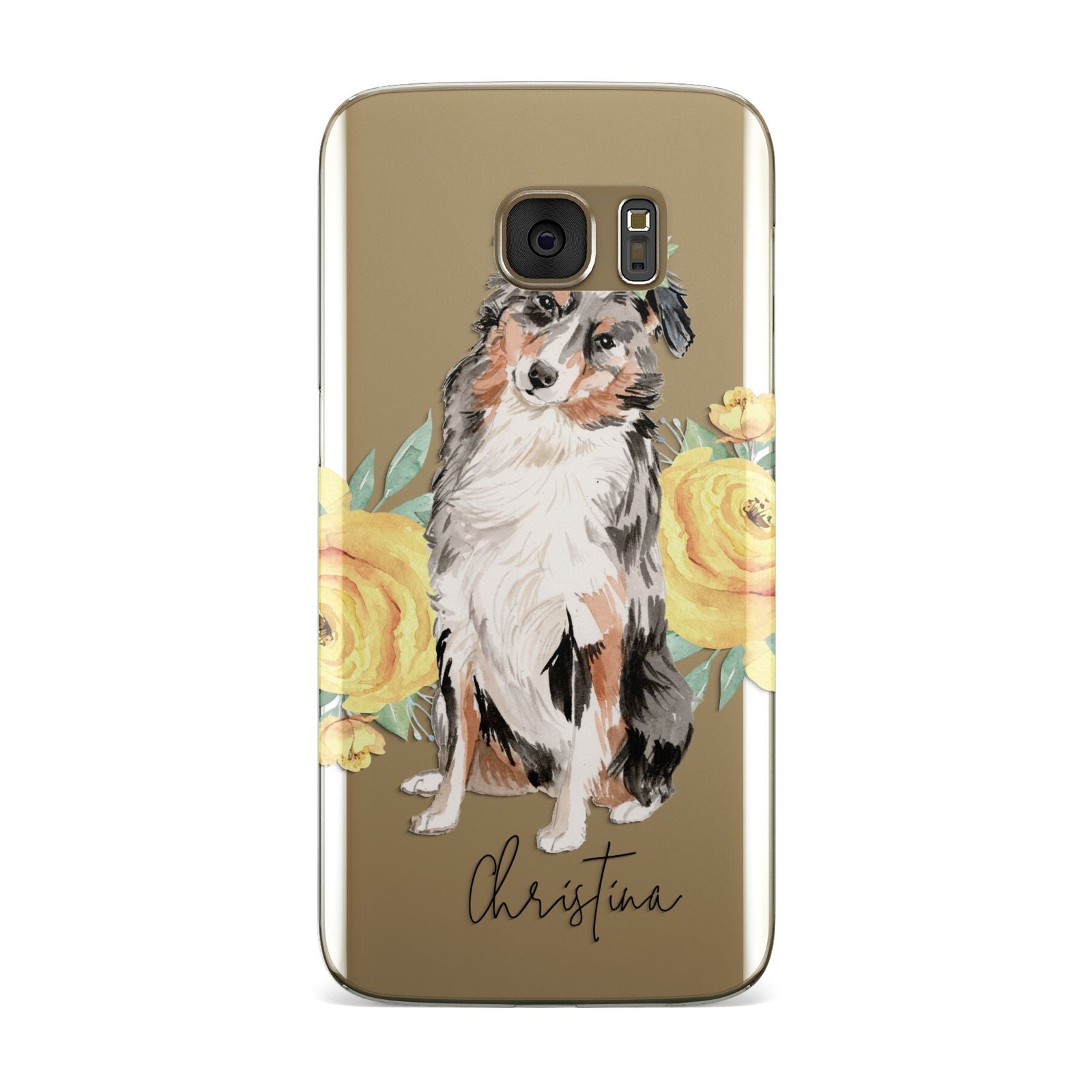 Personalised Australian Shepherd Samsung Galaxy Case