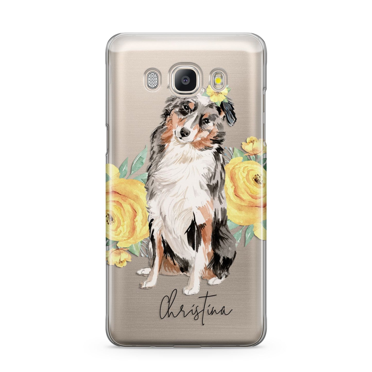 Personalised Australian Shepherd Samsung Galaxy J5 2016 Case