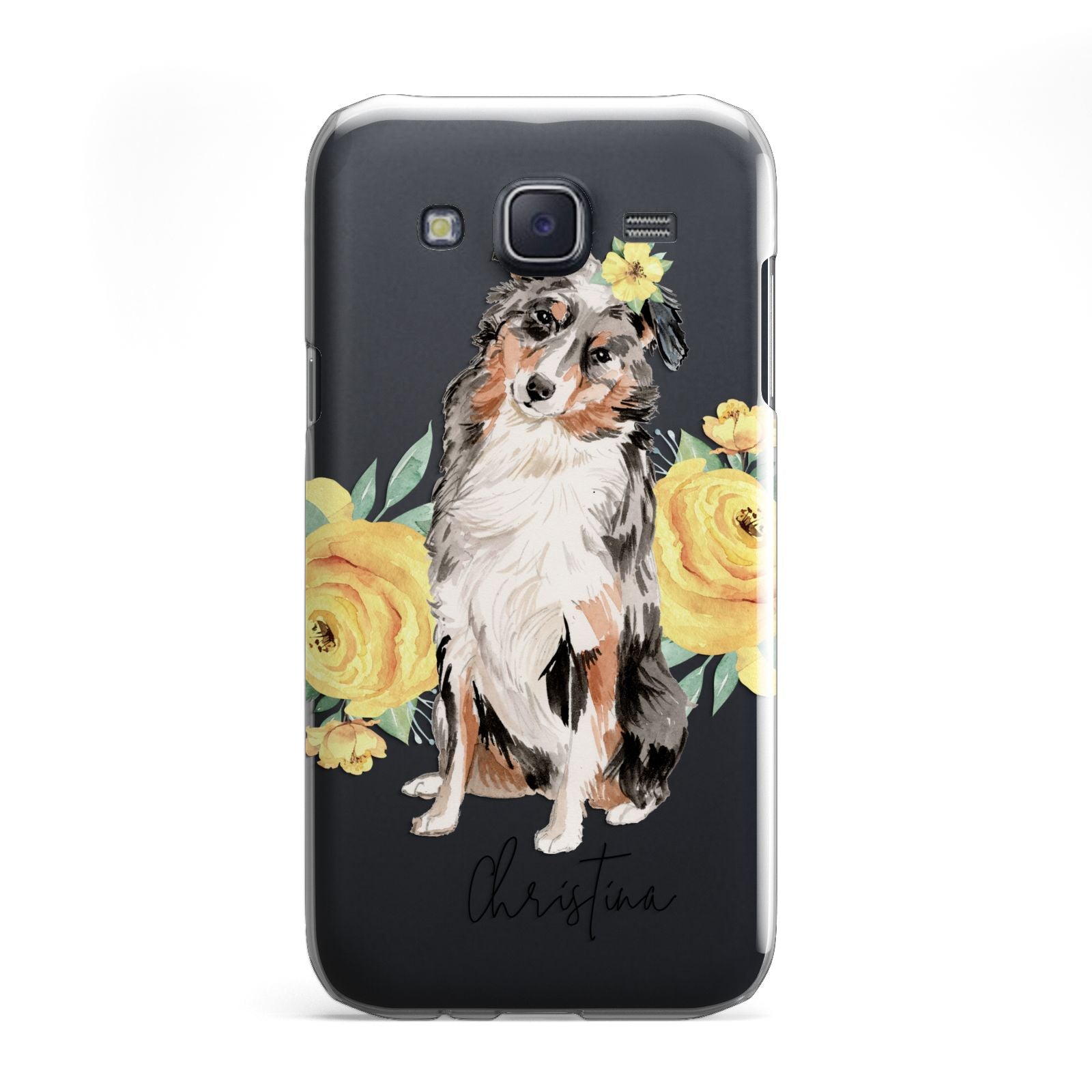 Personalised Australian Shepherd Samsung Galaxy J5 Case