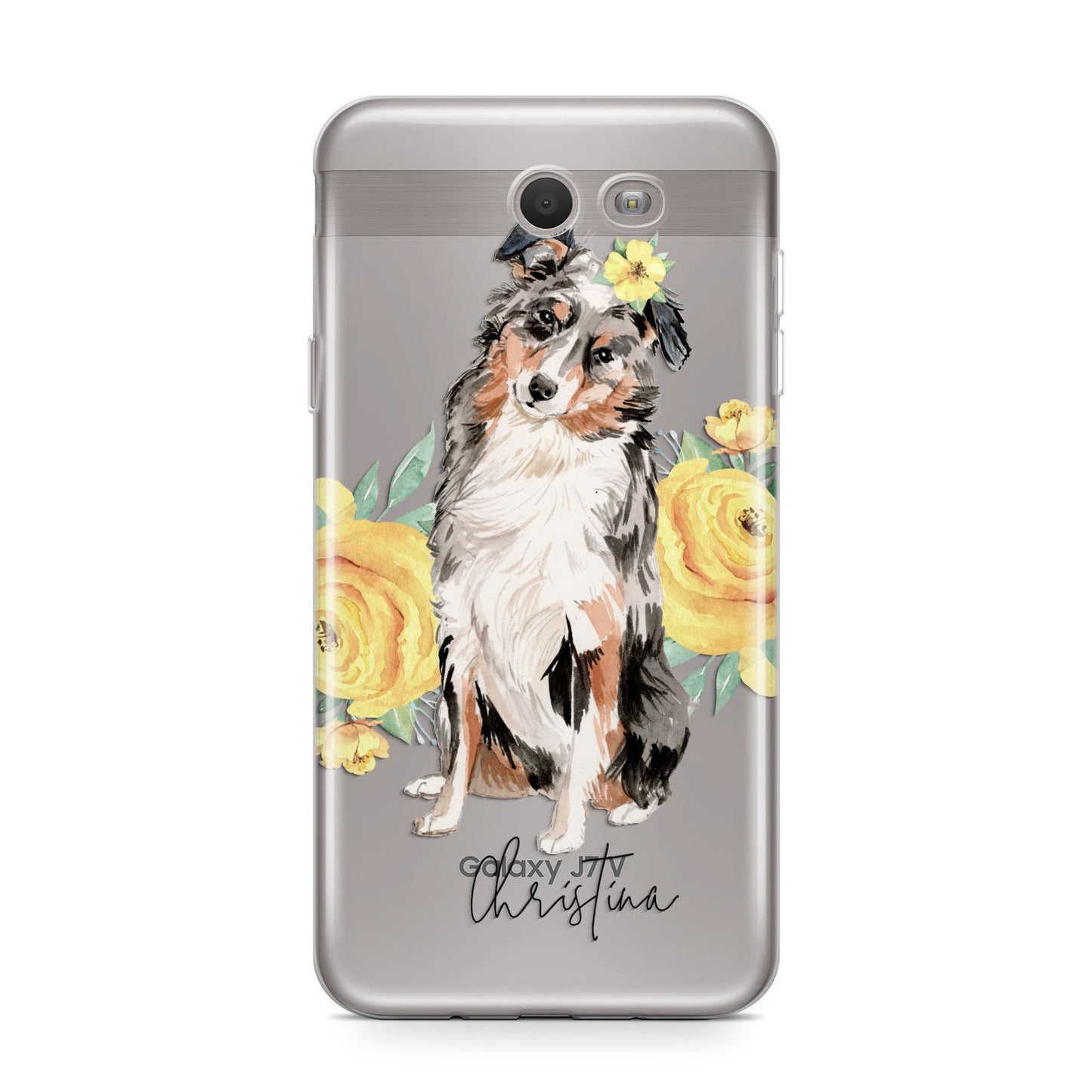Personalised Australian Shepherd Samsung Galaxy J7 2017 Case
