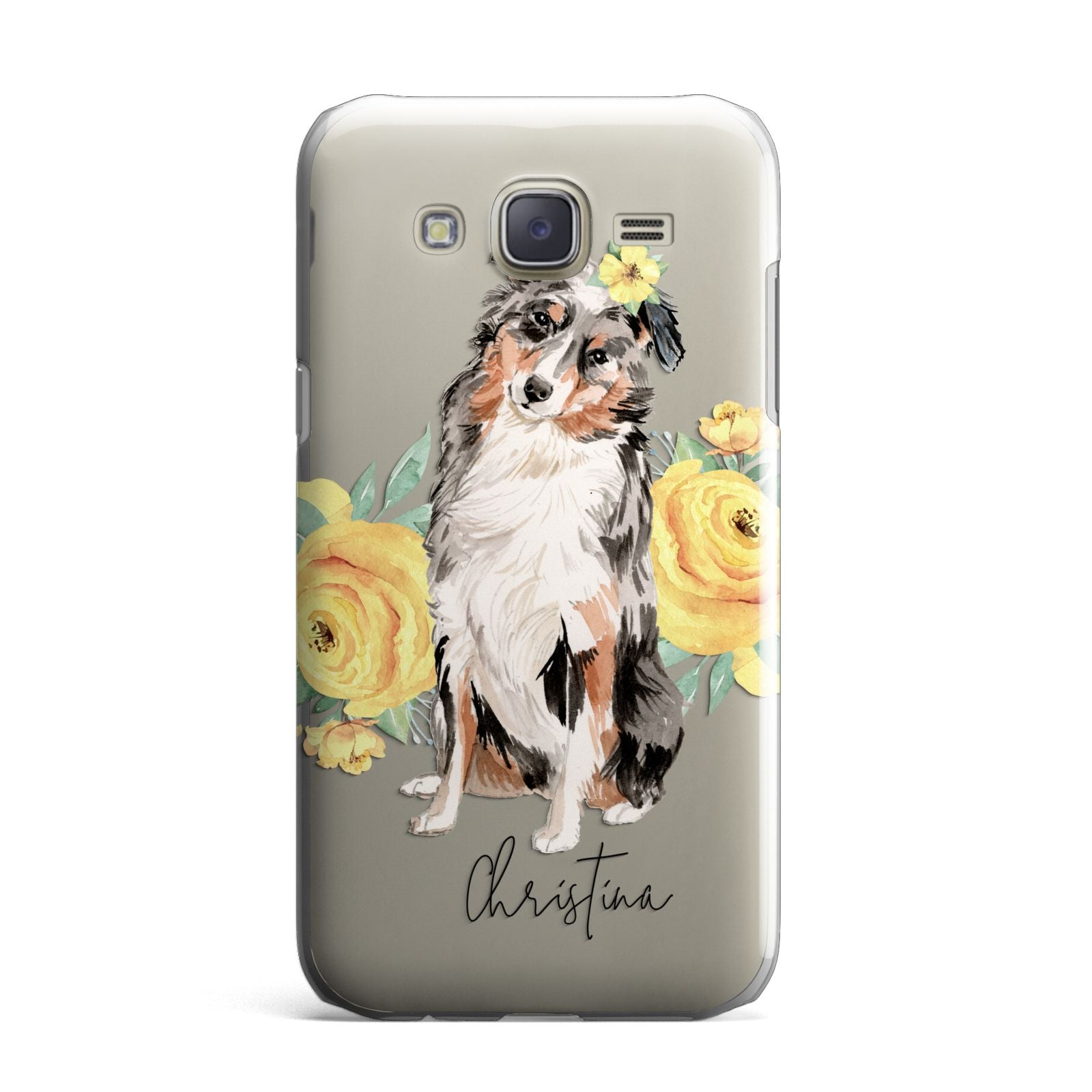 Personalised Australian Shepherd Samsung Galaxy J7 Case