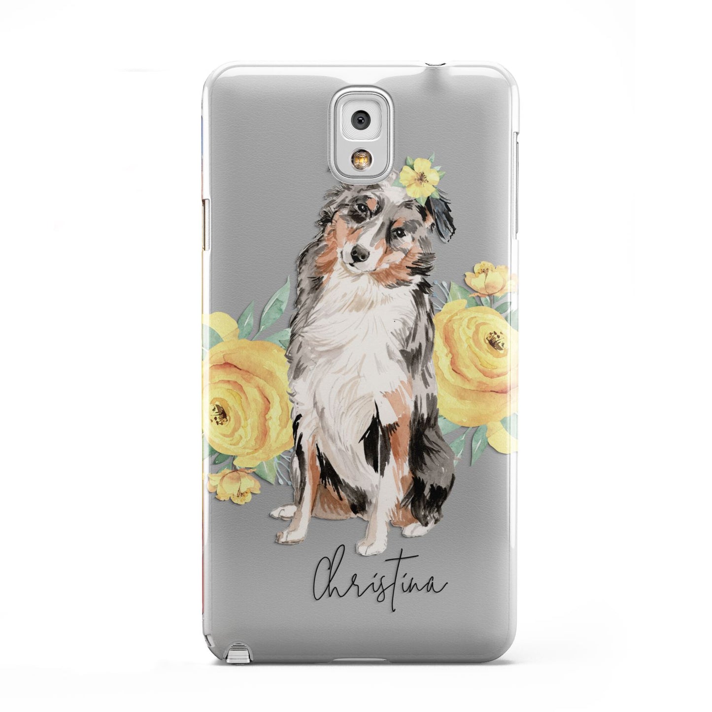 Personalised Australian Shepherd Samsung Galaxy Note 3 Case