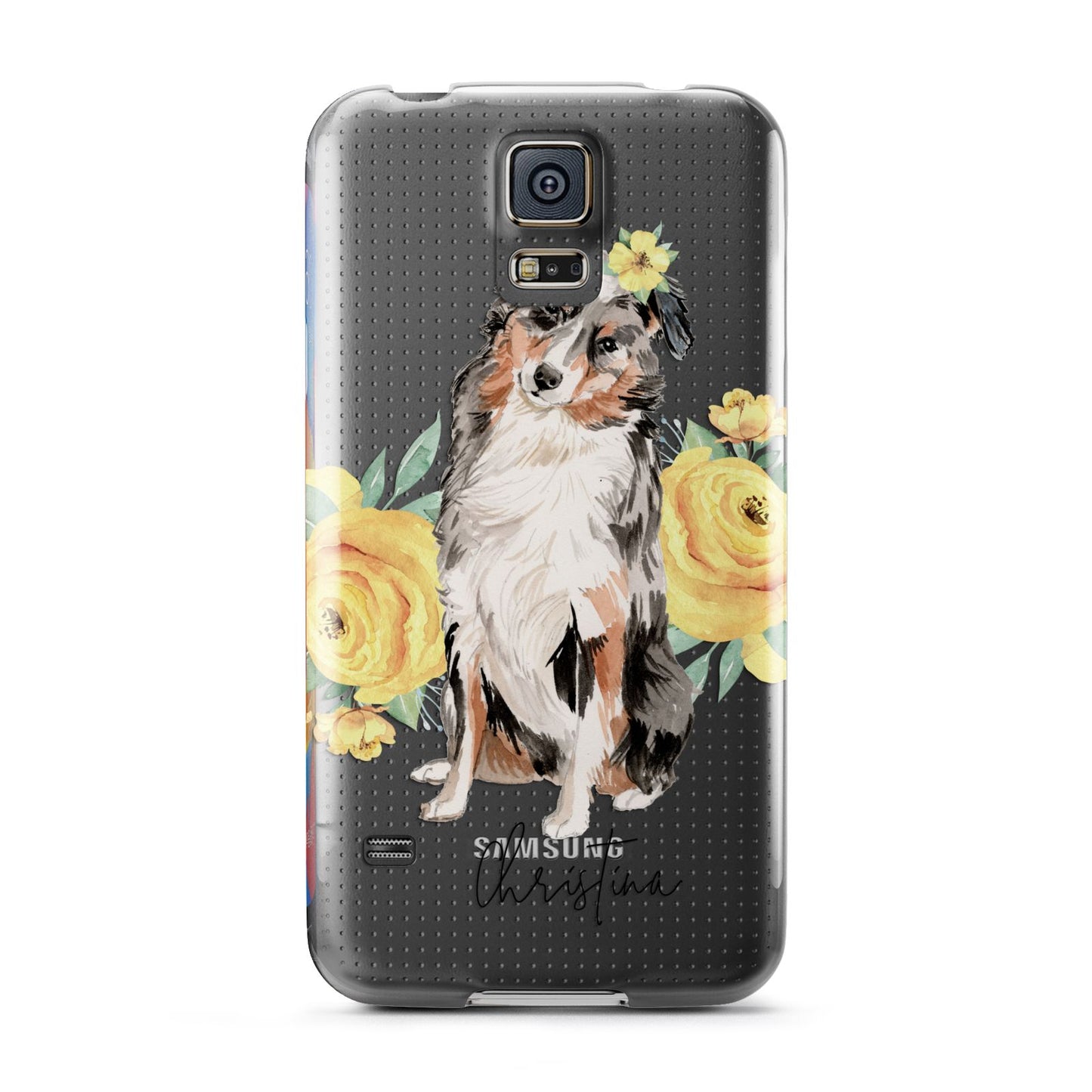 Personalised Australian Shepherd Samsung Galaxy S5 Case