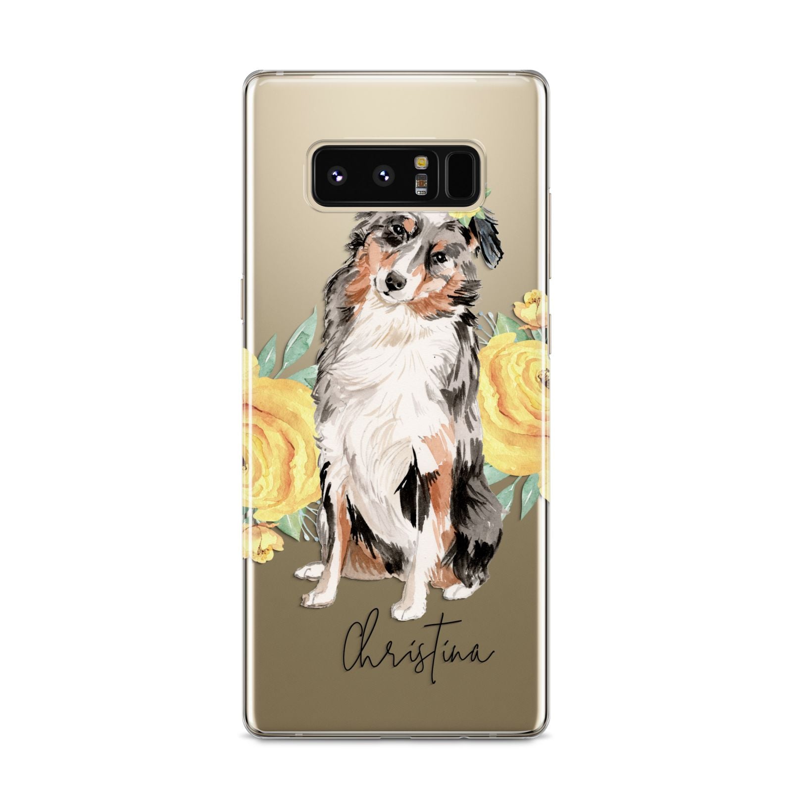 Personalised Australian Shepherd Samsung Galaxy S8 Case