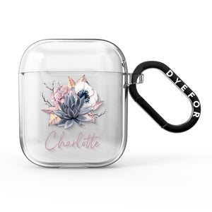 Personalised Autumn Floral AirPods Case