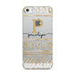 Personalised Aztec Gold Apple iPhone 5 Case
