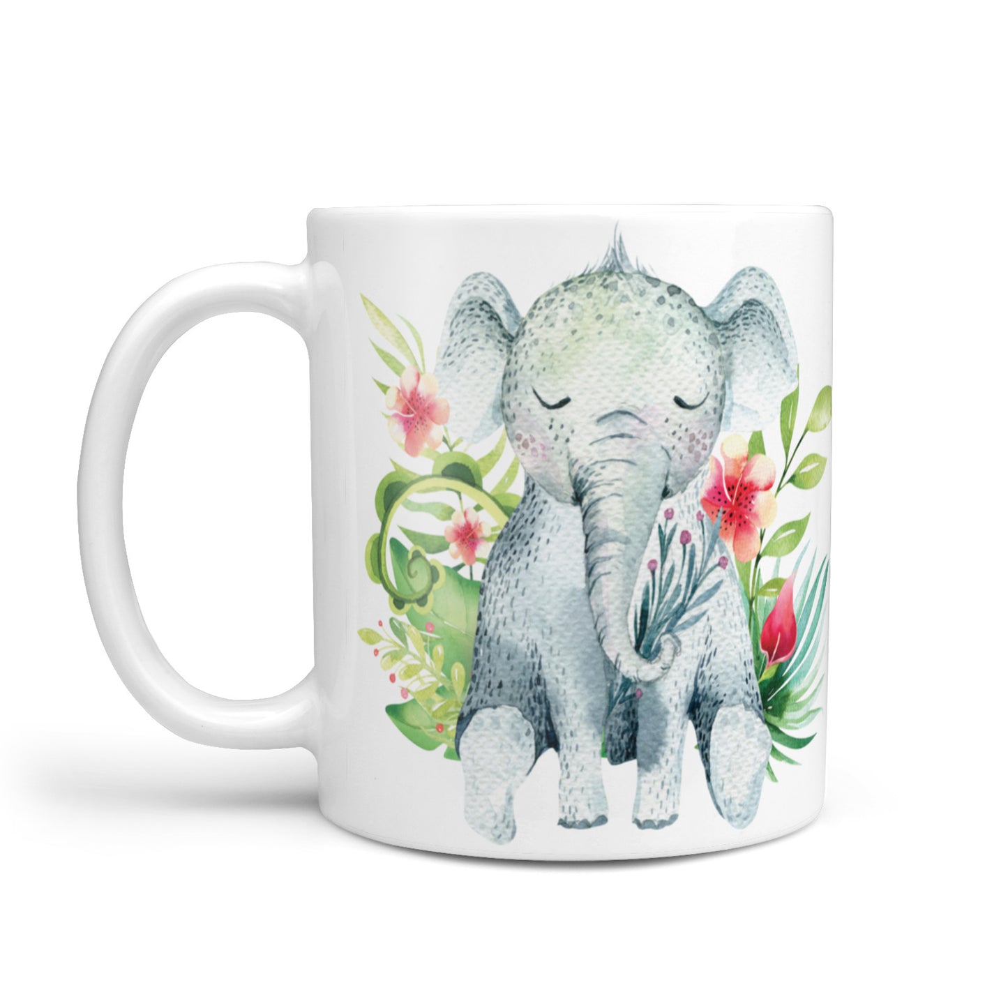 Personalised Baby Elephant 10oz Mug Alternative Image 1
