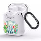 Personalised Baby Elephant AirPods Clear Case Side Image