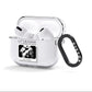 Personalised Baby Scan Photo Upload AirPods Clear Case 3rd Gen Side Image