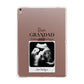 Personalised Baby Scan Photo Upload Apple iPad Rose Gold Case