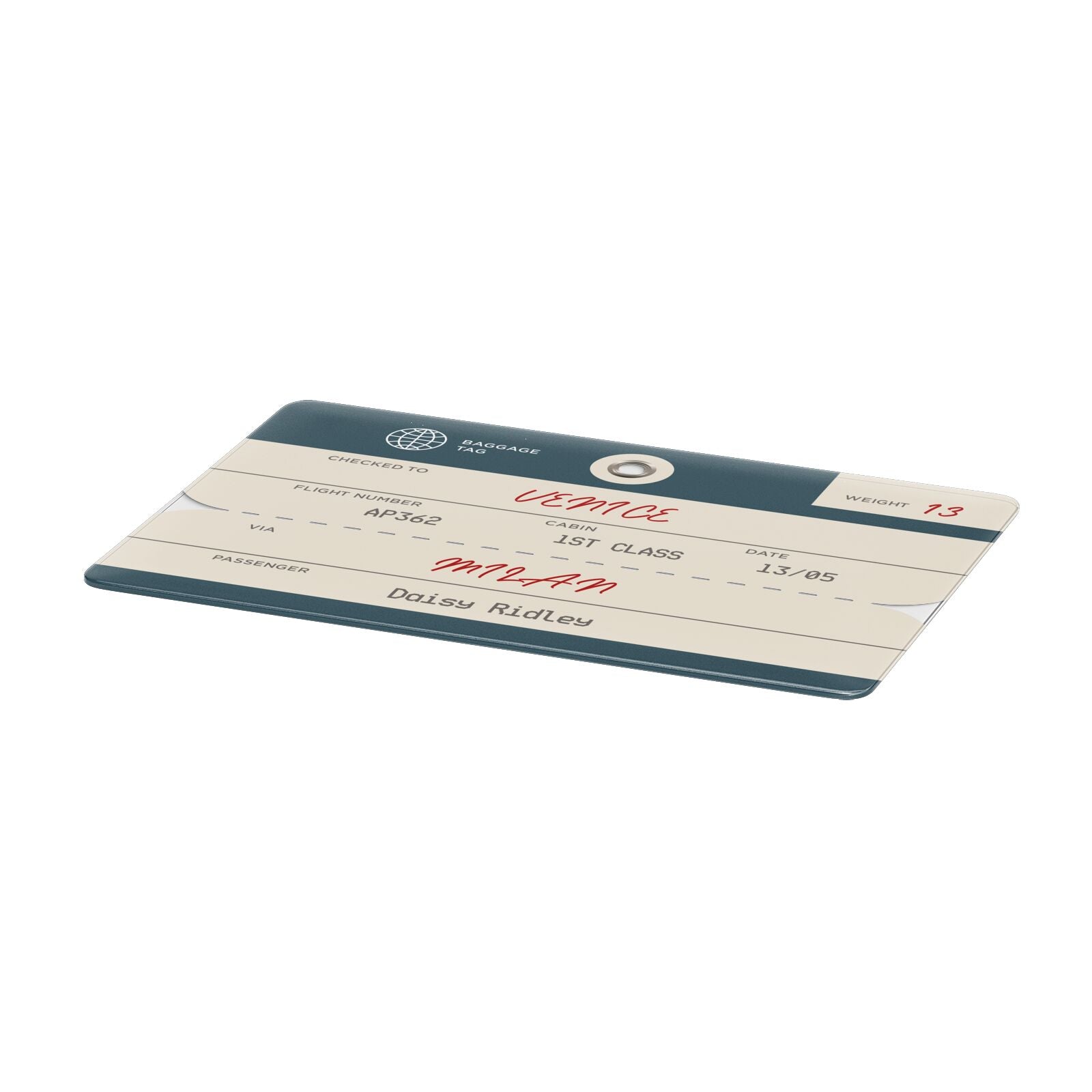 Personalised Baggage Tag Apple MacBook Case Only