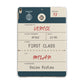 Personalised Baggage Tag Apple iPad Gold Case