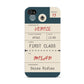 Personalised Baggage Tag Apple iPhone 4s Case