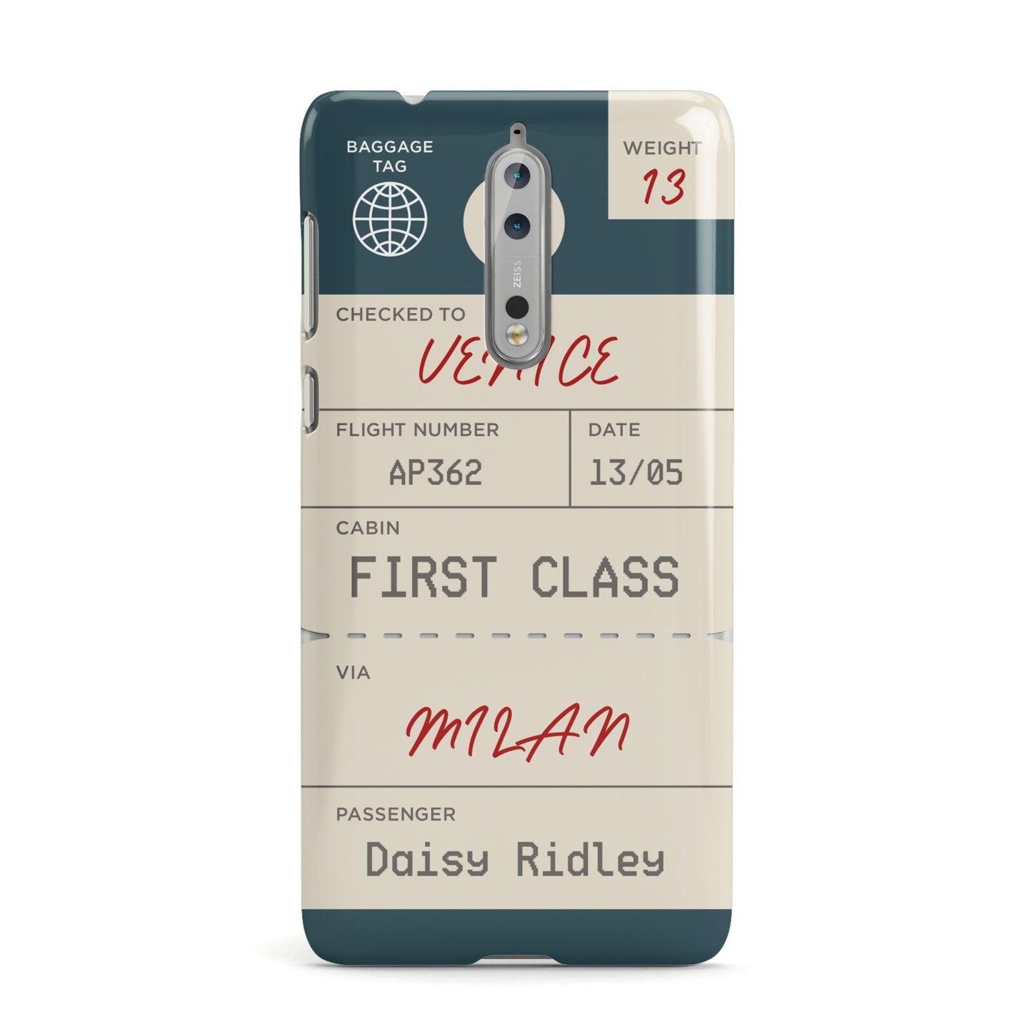 Personalised Baggage Tag Nokia Case