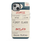 Personalised Baggage Tag iPhone 13 Full Wrap 3D Tough Case