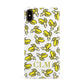 Personalised Banana Initials Clear Apple iPhone Xs Max 3D Snap Case