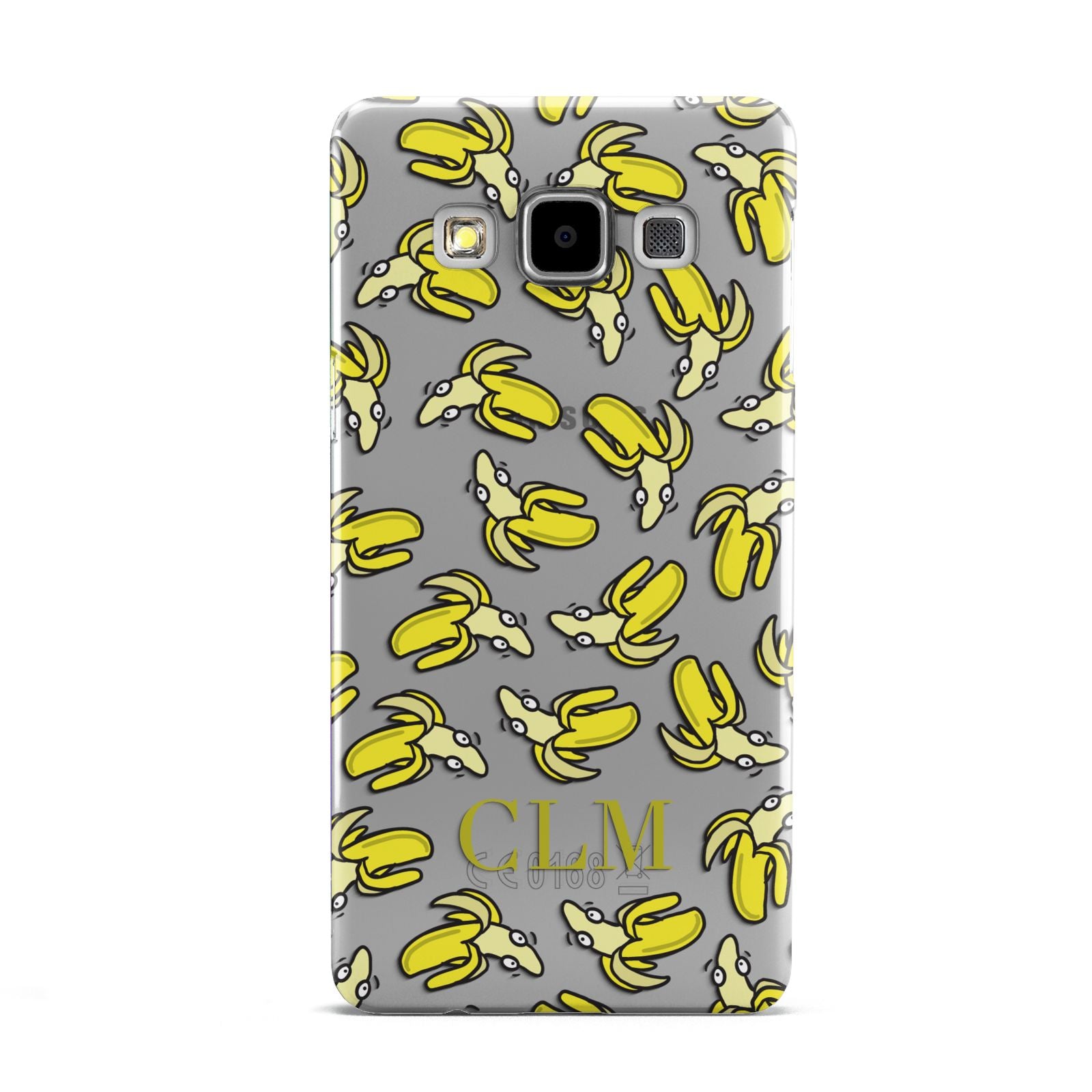 Personalised Banana Initials Clear Samsung Galaxy A5 Case