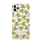 Personalised Banana Initials Clear iPhone 11 Pro Max 3D Snap Case