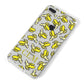 Personalised Banana Initials Clear iPhone 8 Plus Bumper Case on Silver iPhone Alternative Image