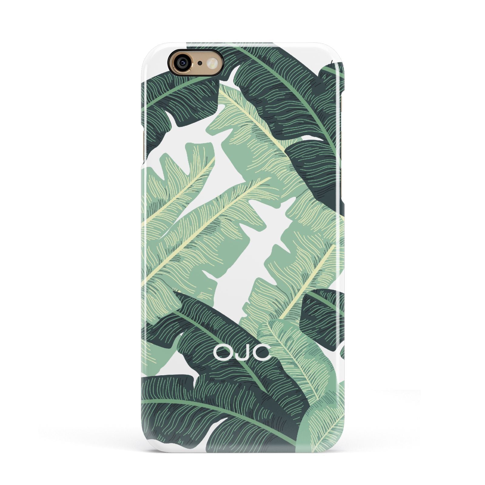 Personalised Banana Leaves Apple iPhone 6 3D Snap Case