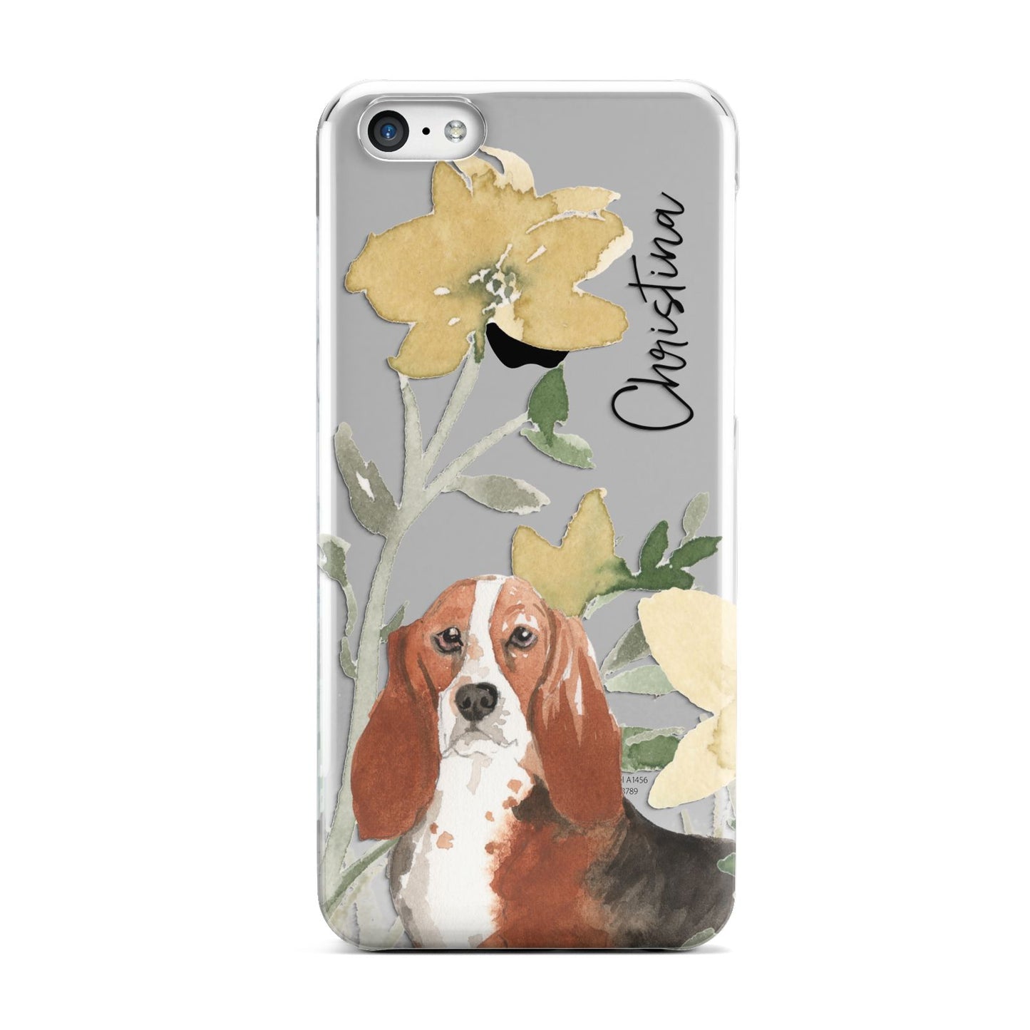 Personalised Basset Hound Dog Apple iPhone 5c Case