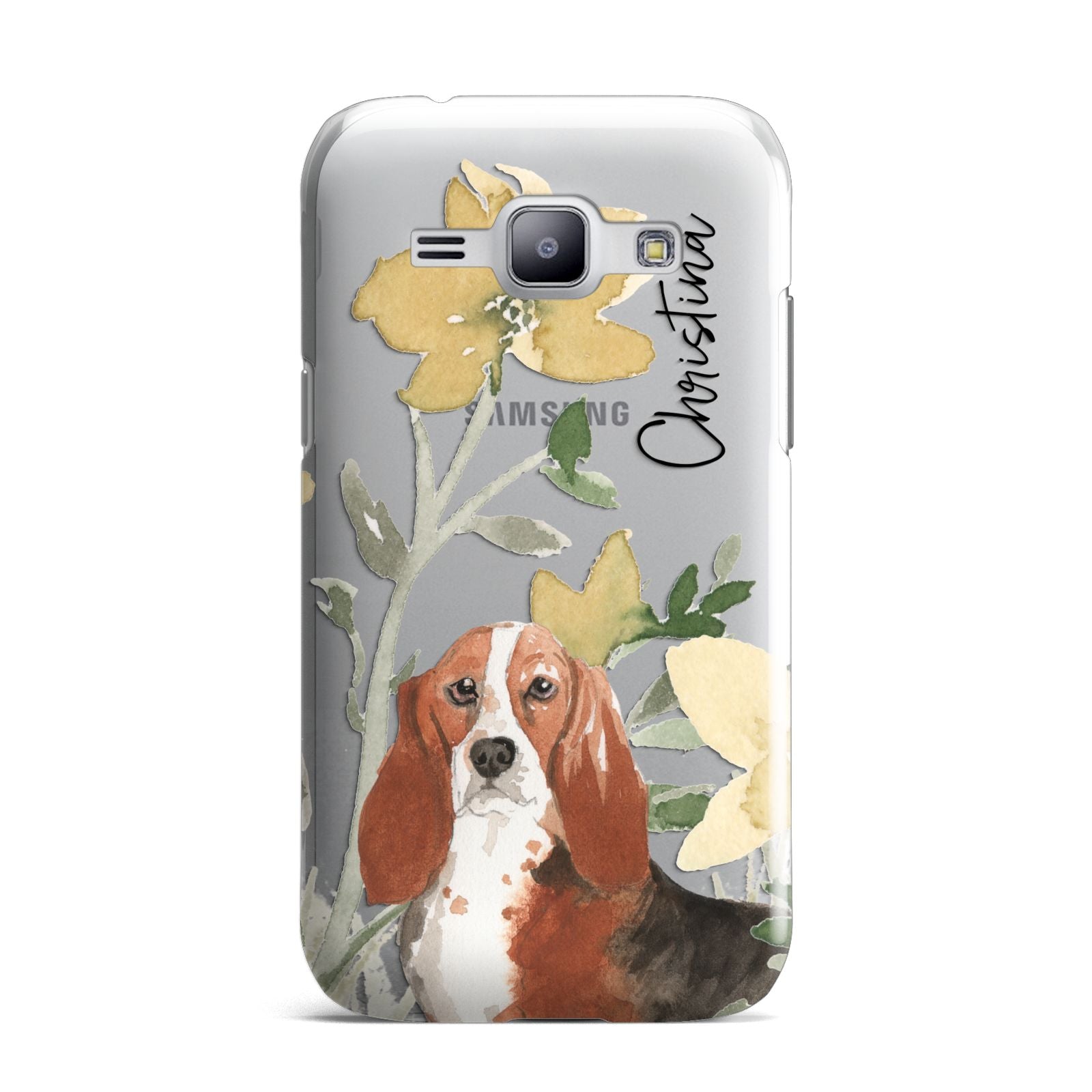 Personalised Basset Hound Dog Samsung Galaxy J1 2015 Case