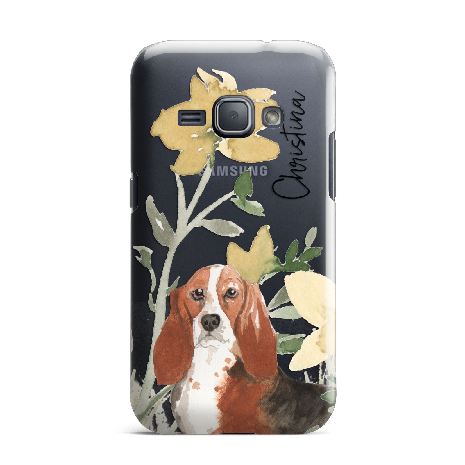 Personalised Basset Hound Dog Samsung Galaxy J1 2016 Case