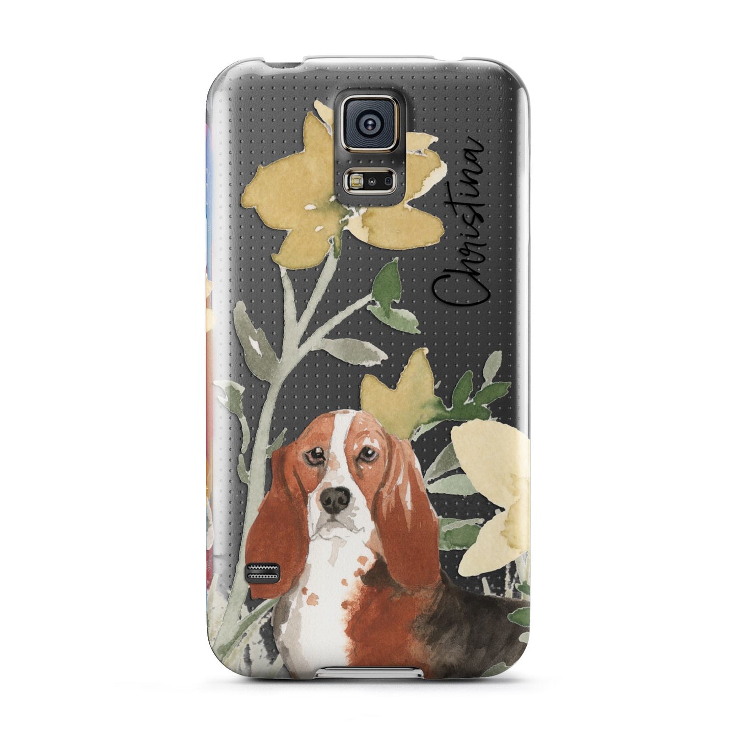 Personalised Basset Hound Dog Samsung Galaxy S5 Case